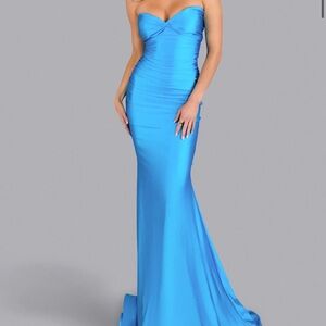 Jessica Angel Aqua formal dress